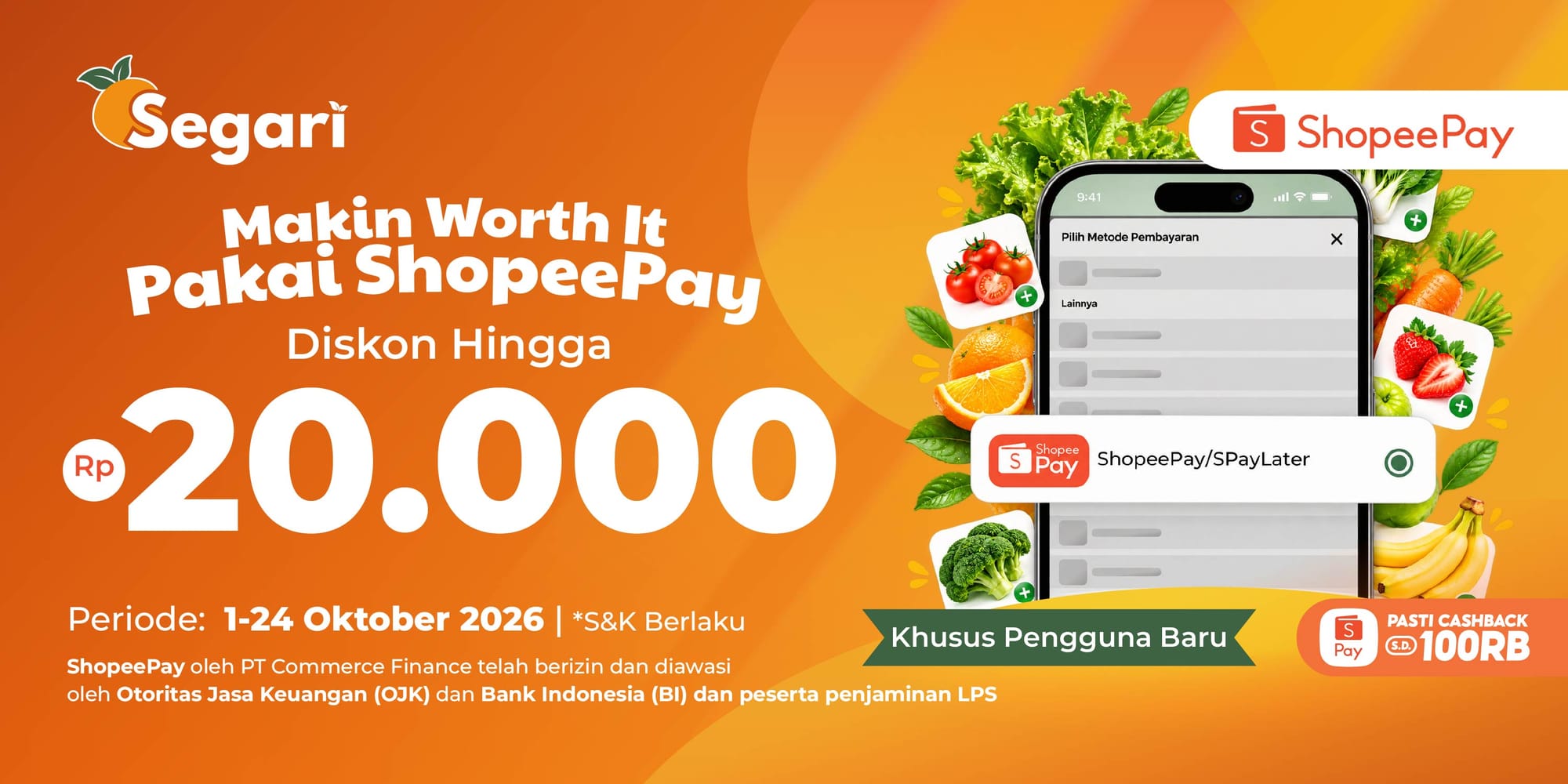 Makin Worth It Pakai ShopeePay Diskon Hingga Rp20.000