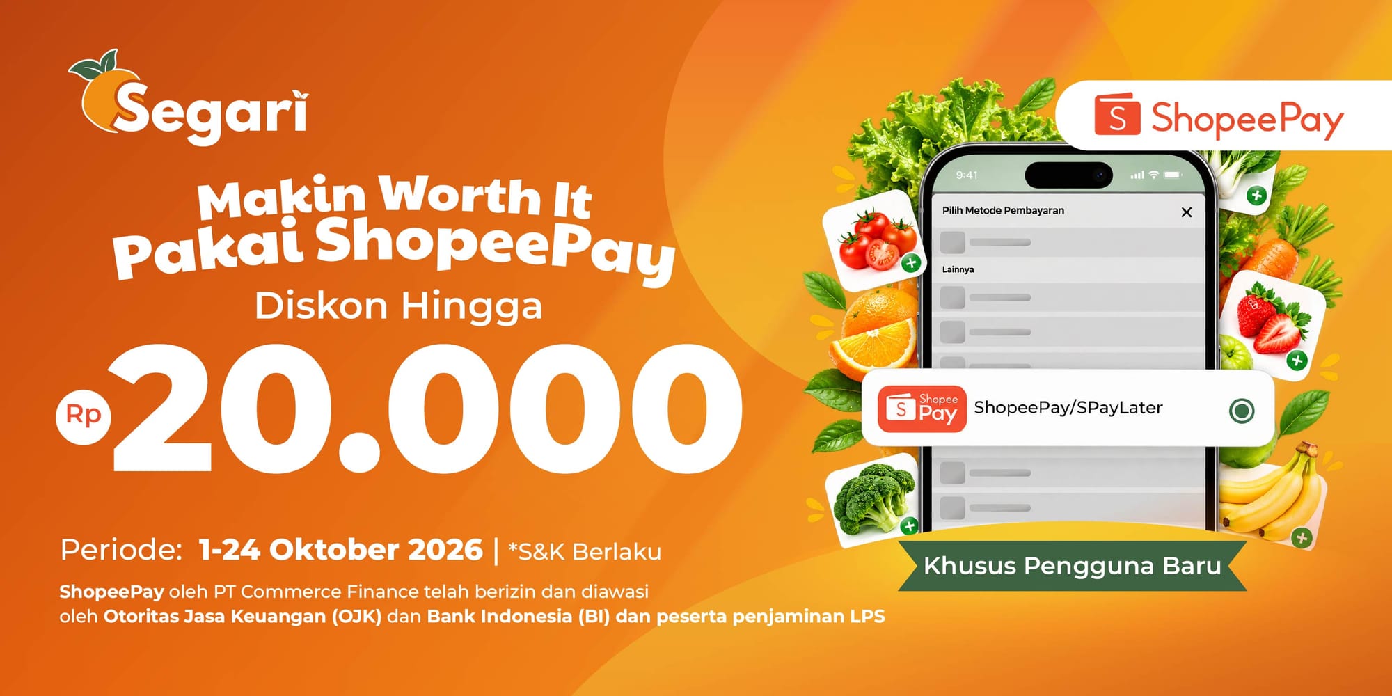 Makin Worth It Pakai ShopeePay Diskon Hingga Rp20.000