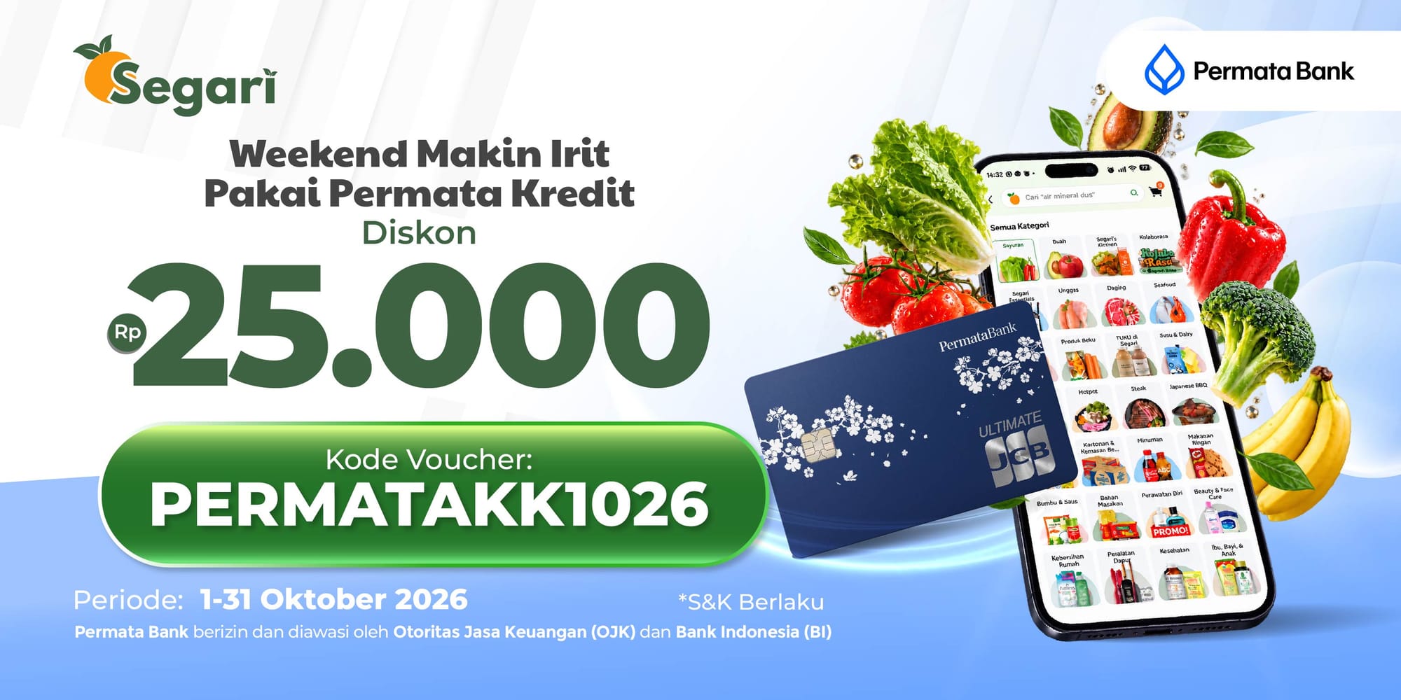 Weekend Makin Irit Pakai Permata Kredit Diskon Rp25.000