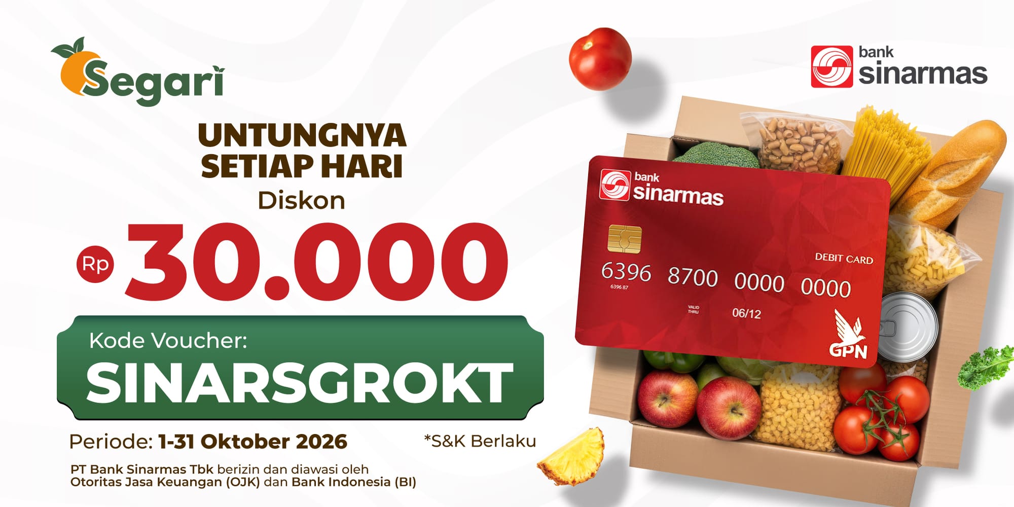 Untungnya Setiap Hari! Diskon Rp30.000