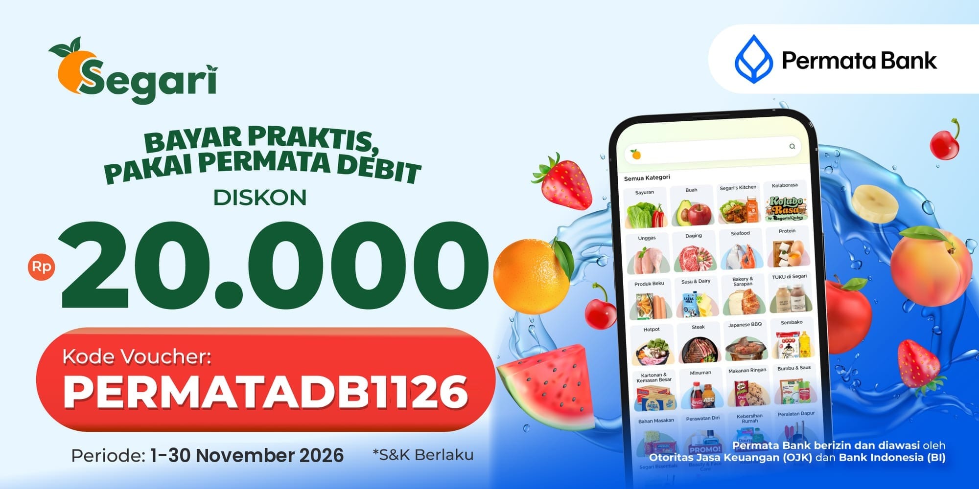 Bayar Praktis, Pakai Permata Debit Diskon Rp20.000