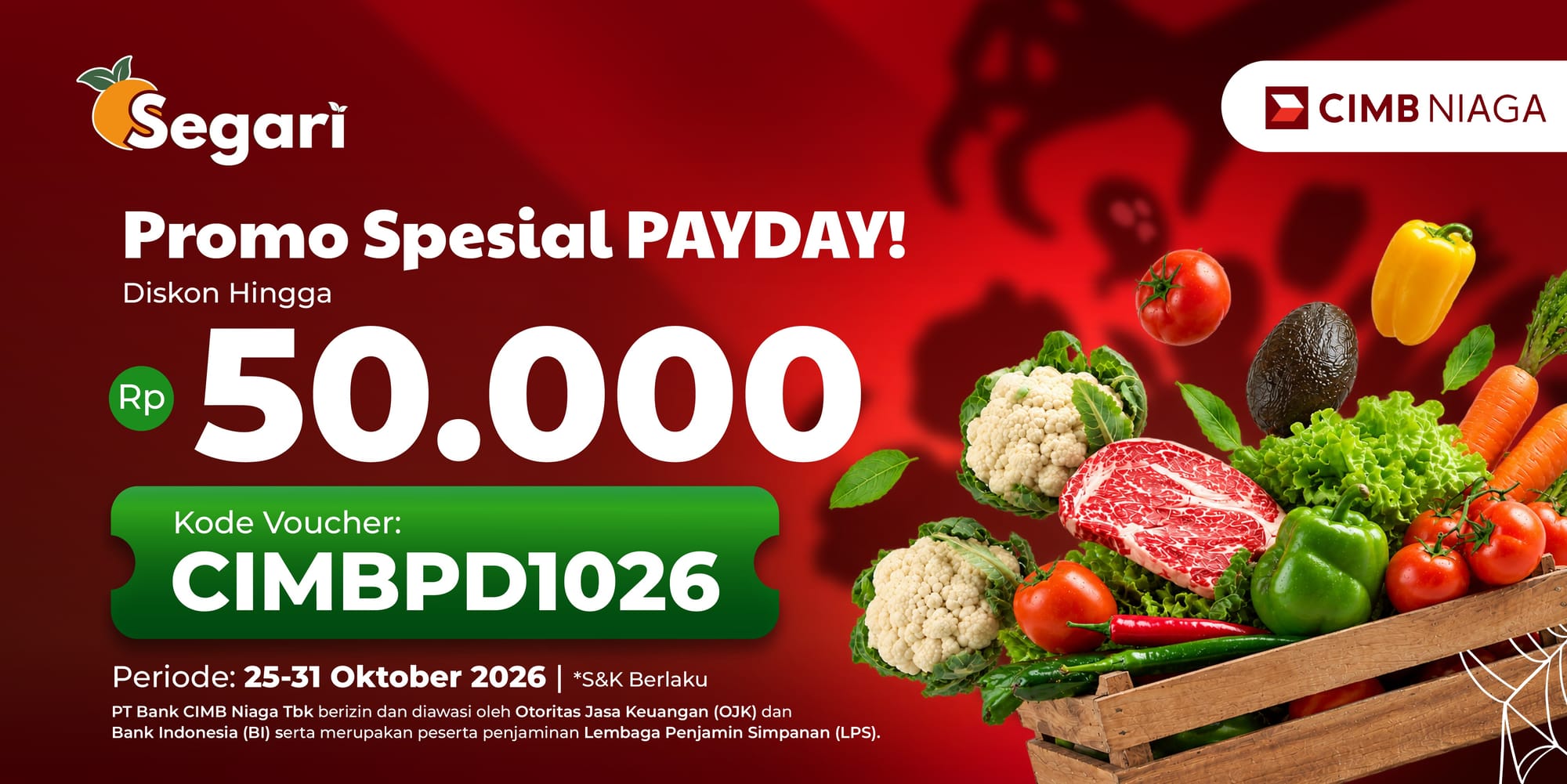 Promo Spesial PayDay! Diskon Hingga Rp50.000