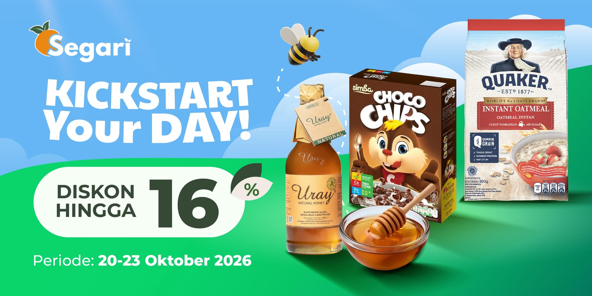 Kickstart Your Day! Diskon hingga 16%