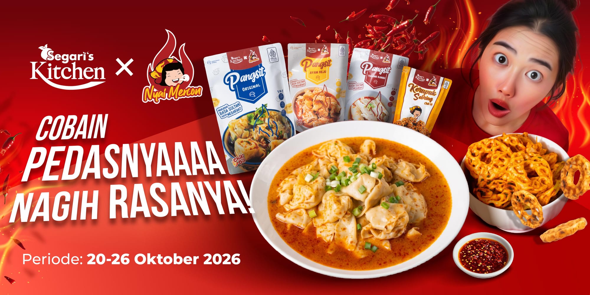 Cobain Pedasnya Nagih Rasanya! Nyai Mercon