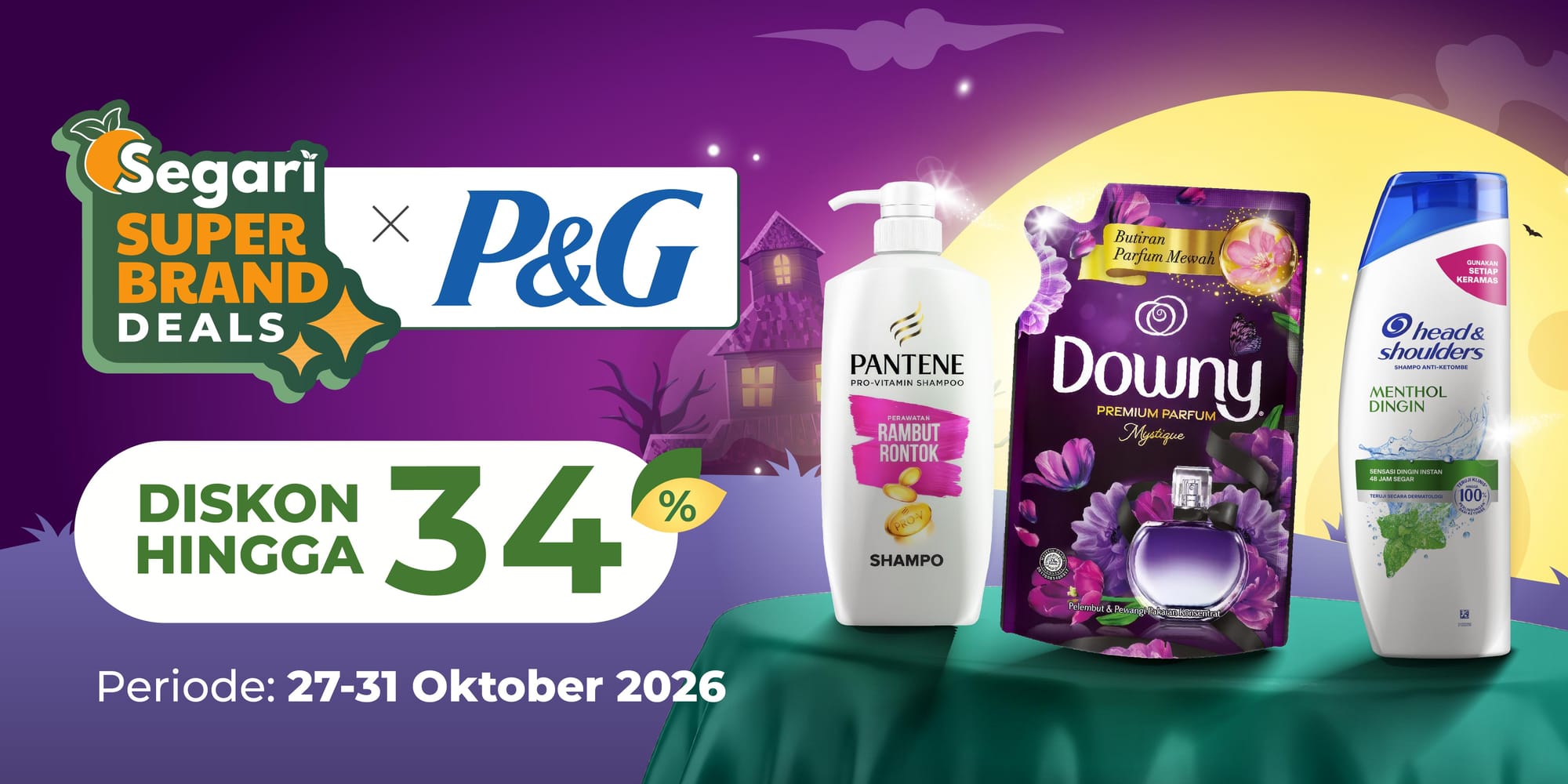 Super Brand Deals x P&G: Diskon hingga 34%