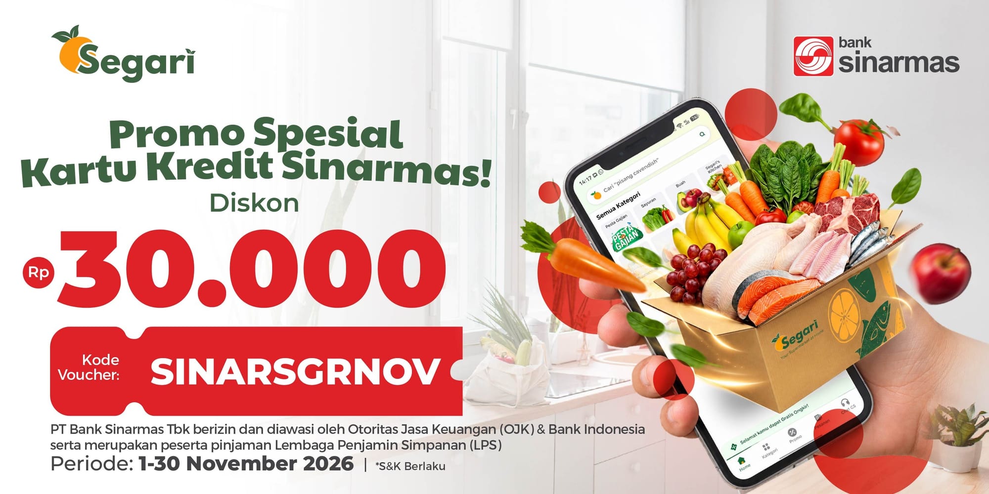 Promo Spesial Kartu Kredit Sinarmas! Diskon Rp30.000
