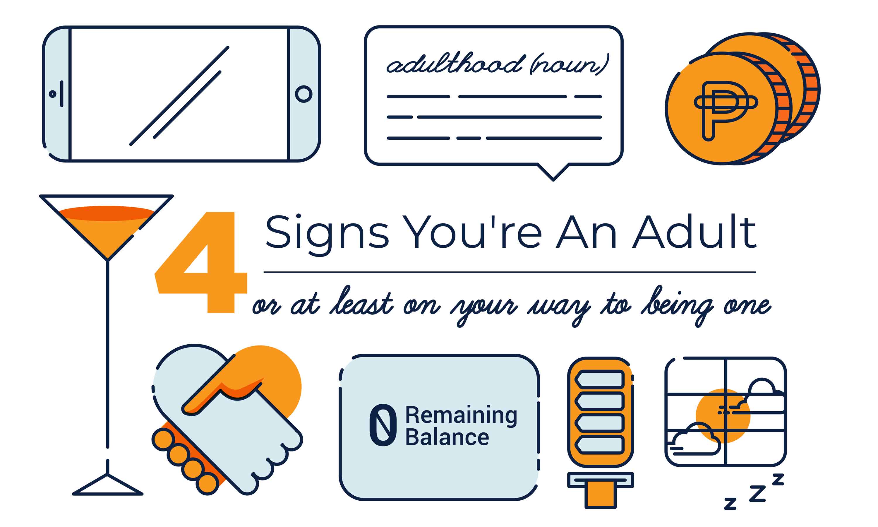 4 signs you're an adult