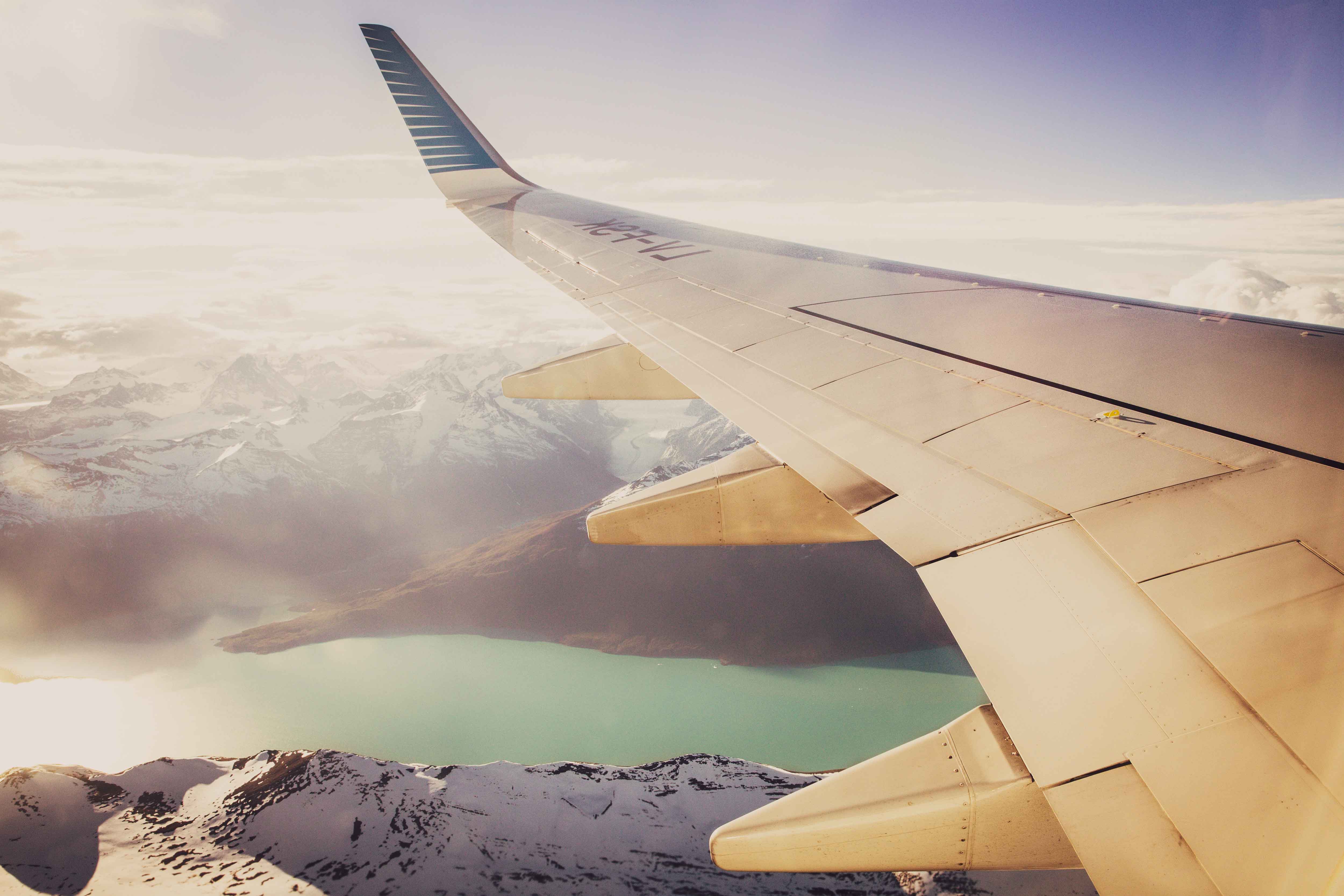 study abroad for free, plane view
