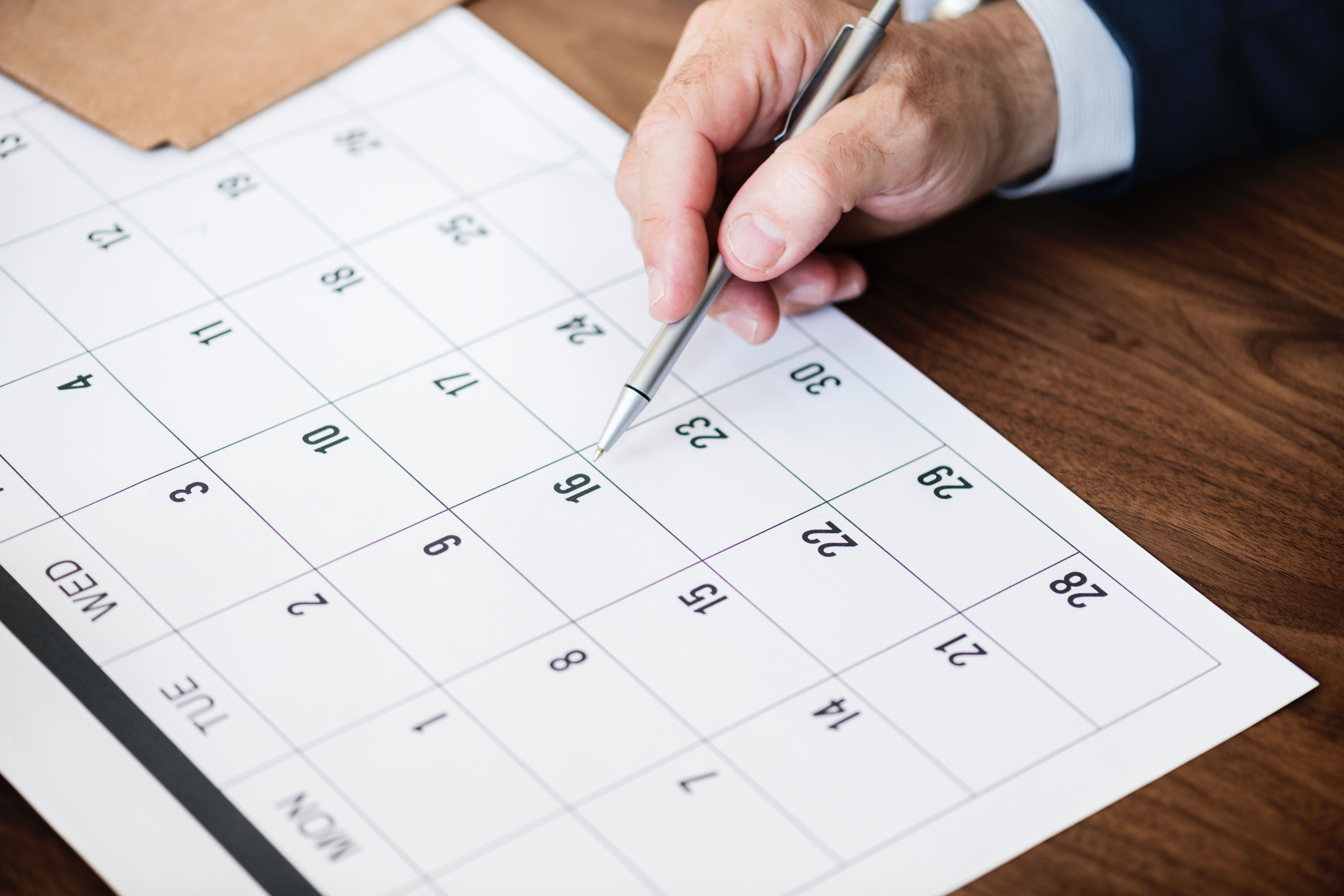 school calendar