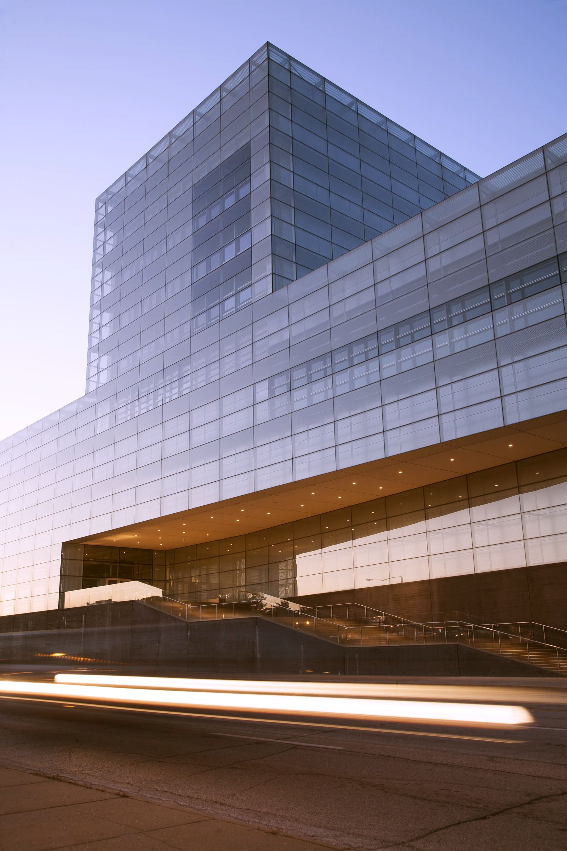 image of a front of a building made of glass