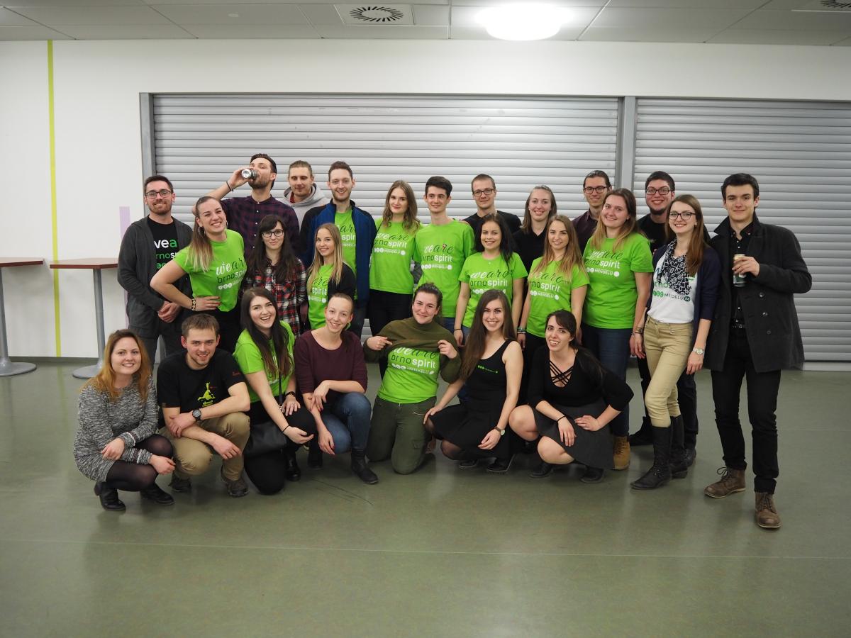 Members of Erasmus Student Network in Mendel University in Brno