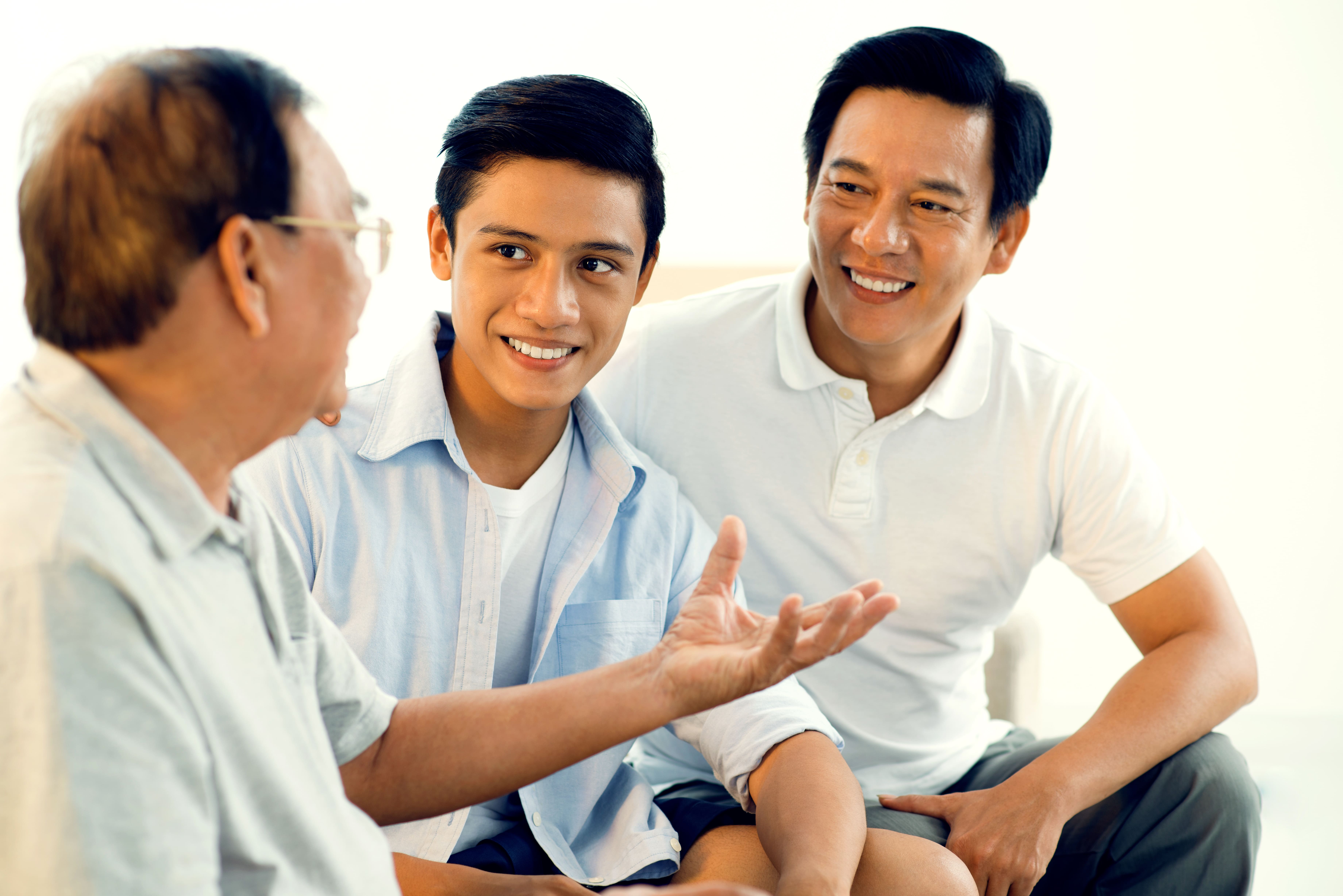 men across generations