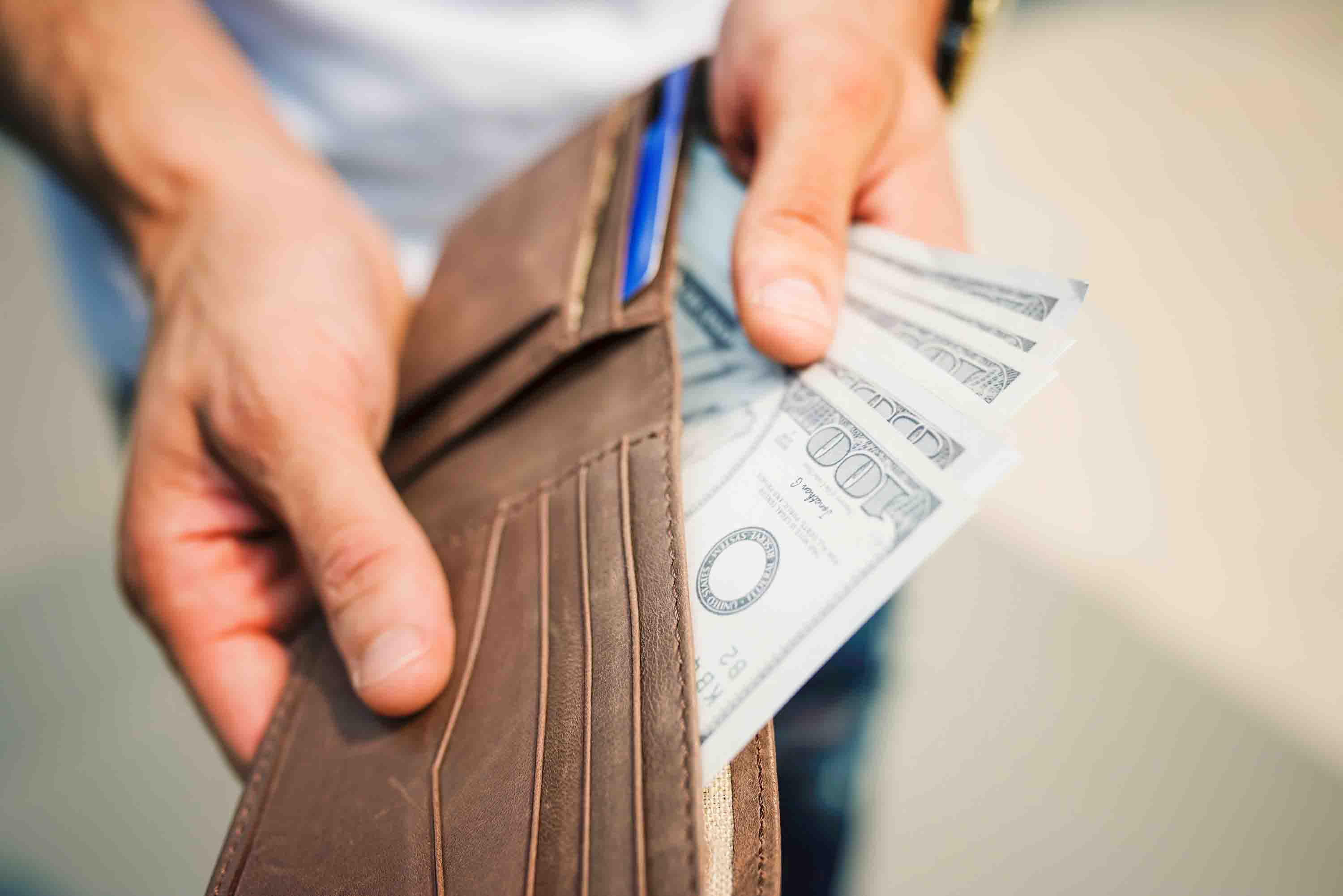 wallet with money