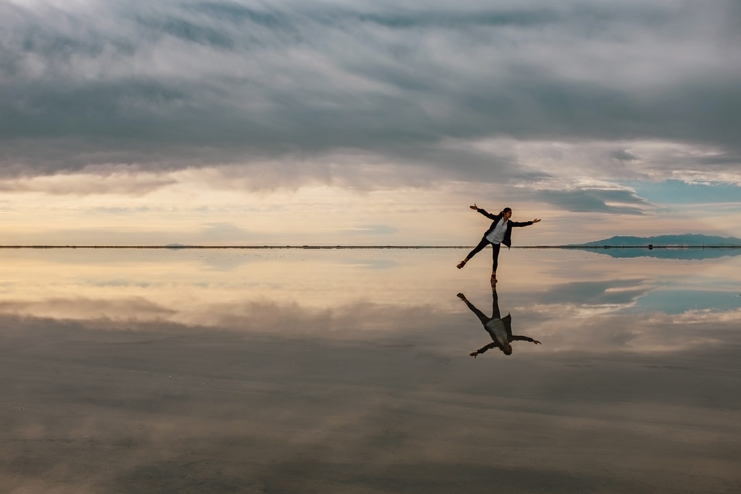 man in the ocean