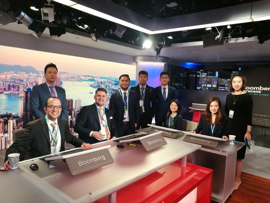 CEIBS MBA student Ryan Tambis and schoolmates