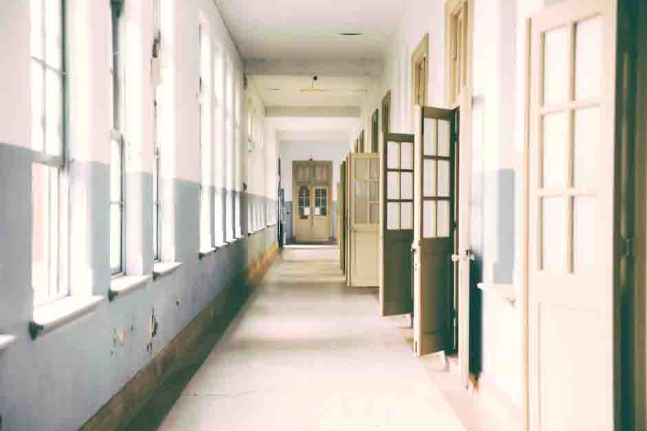 school corridor
