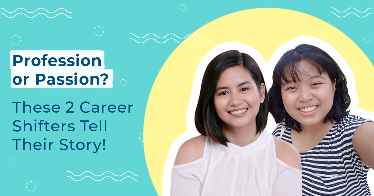 Two career shifters and lady bosses, Ginyn Noble-Cadavillo and Iya Gueco