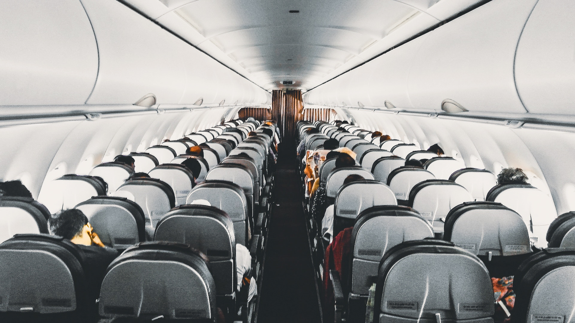 airplane aisle