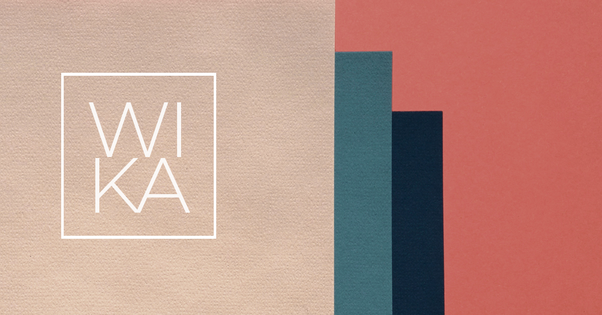 blocks of color with Filipino text, "WIKA"