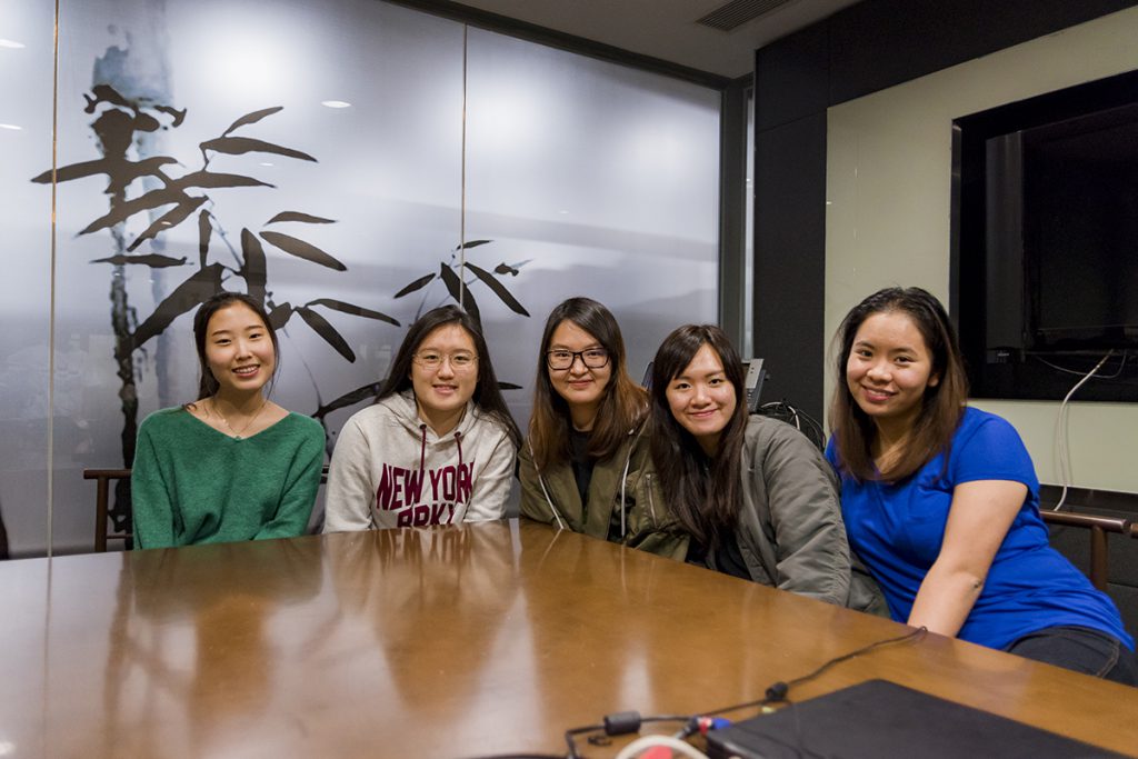 five students of veterinary medicine at city university of hong kong