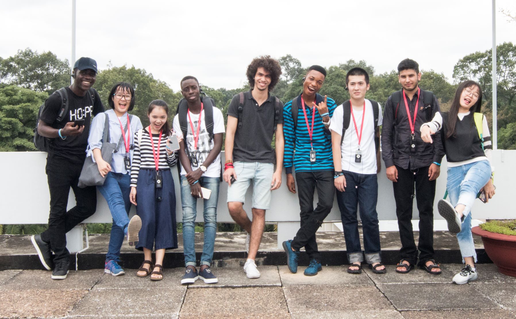 students studying in a different country at vietnam