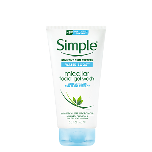 simple water boost micellar facial wash review