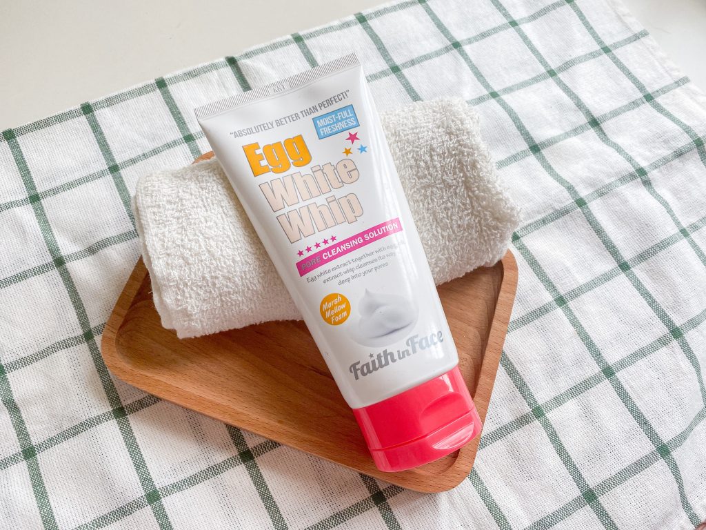 egg foam face wash