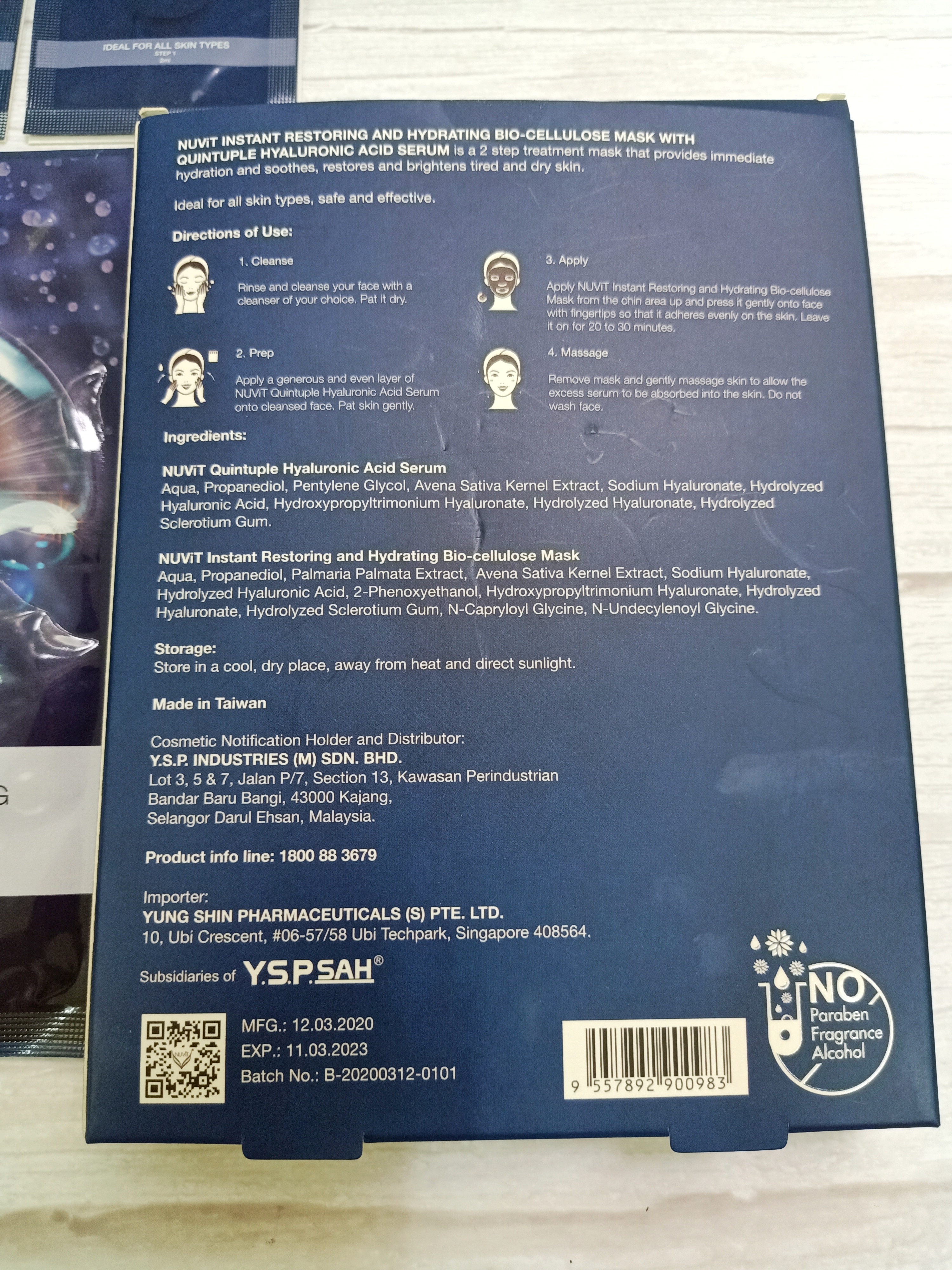 Tried Bio Cellulose Mask From Nuvit Nuvit Instant Restoring Hydrating Bio Cellulose Beauty Memo By Hermo