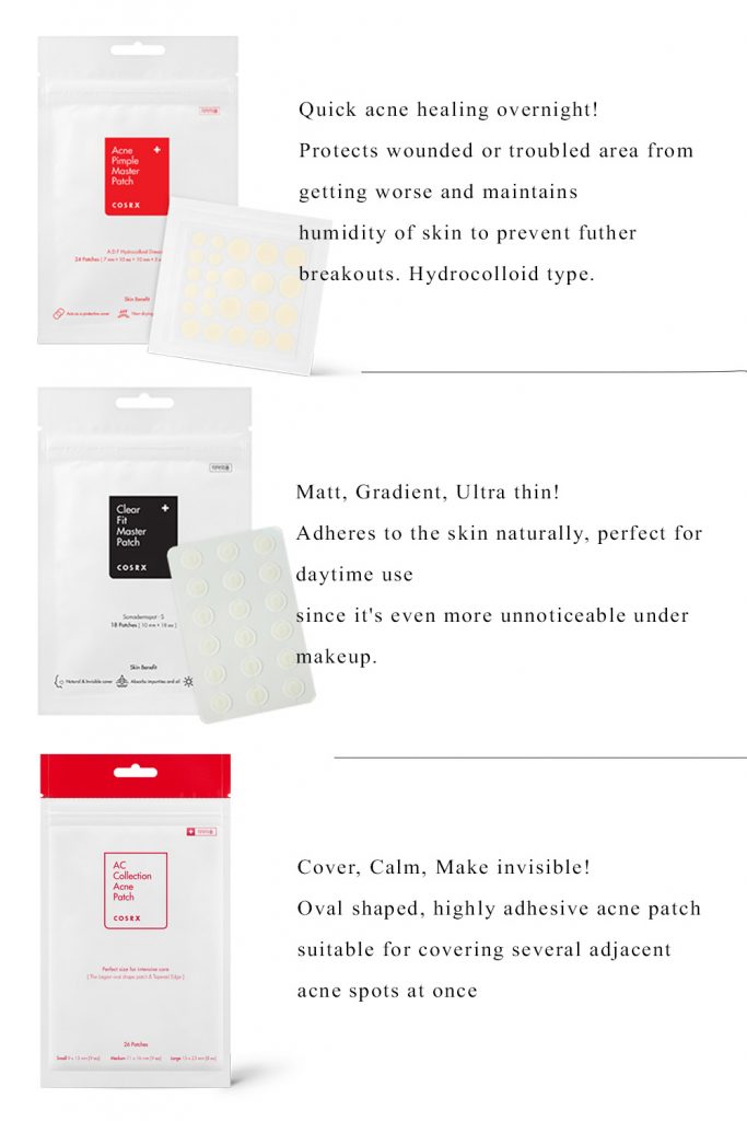 3 Cosrx Acne Patch Types What S The Difference Beauty Memo