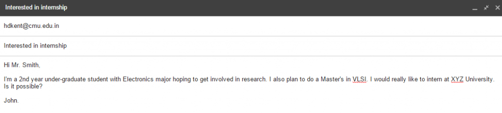 Interest in applying for. Interest in applying for