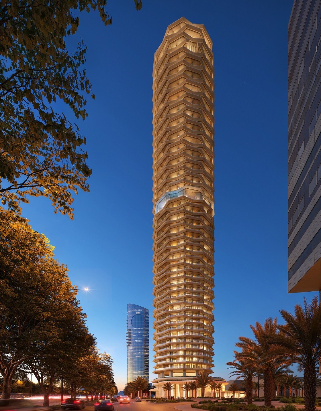 🏗️ Iconic 220-Meter Tower Development Launched in Riyadh's King Fahd ...