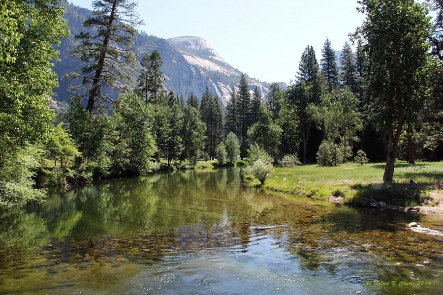 merced river with clear water