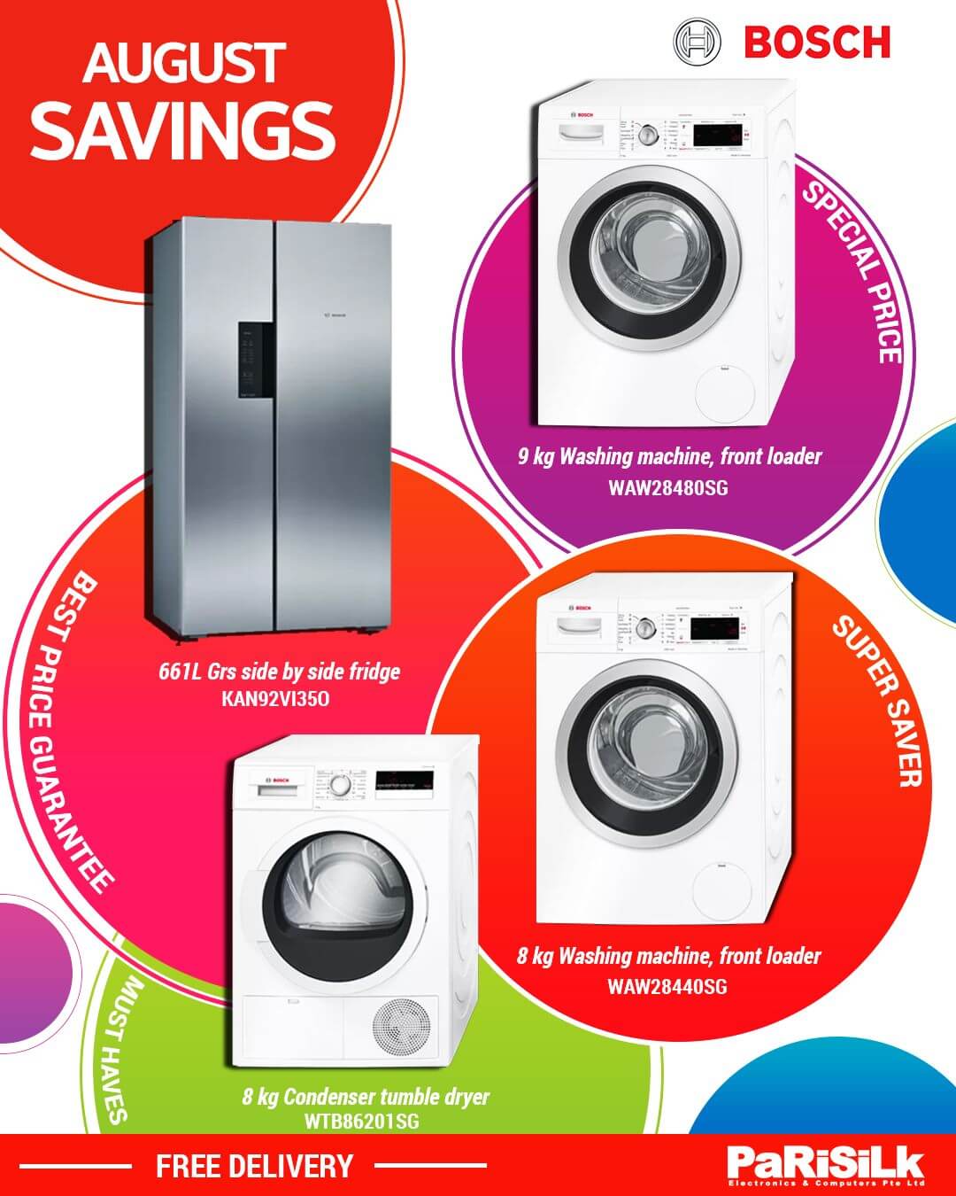 25 Aug 2020 Onwards: Bosch August Savings Promotion at Parisilk 25 Aug 2020 Onwards: Bosch August Savings Promotion at Parisilk