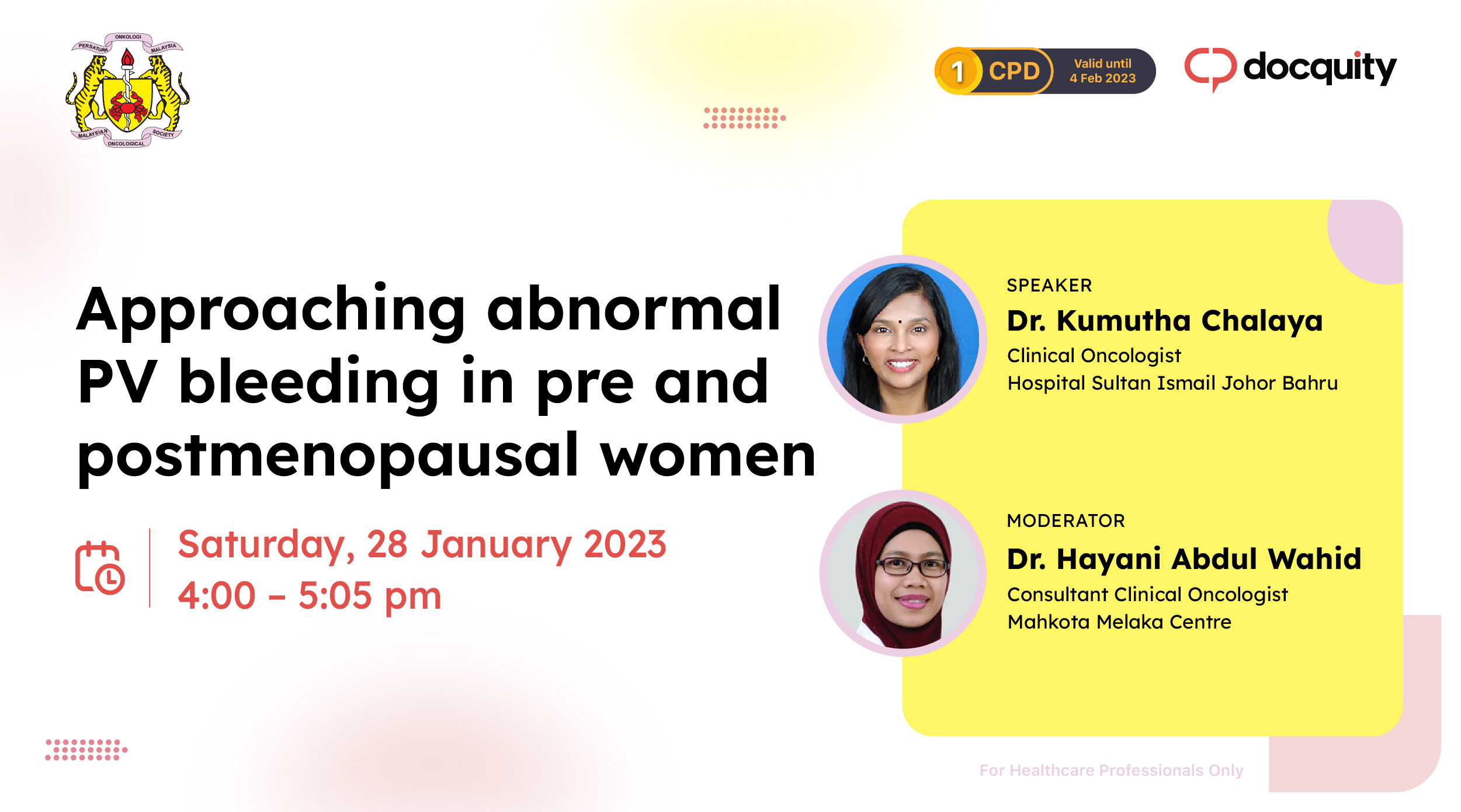 Approaching abnormal PV bleeding in pre and postmenopausal women