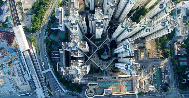 An aerial view of Hong Kong's northern district on June 21, 2016. Three of our major property developers have amassed a combined land bank in the New Territories of over 90 million square feet designated for agricultural use. According to their most recent annual reports, Henderson, Sun Hung Kai Properties and New World have acquired 44.5 million, 30 million and 18 million square feet respectively. (EyePress/Rocky Lee)