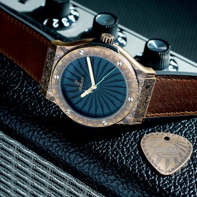 Hublot Classic Fusion Wild Customs青銅腕錶 HK$126,300(另有鈦金屬版本,各限量100枚)