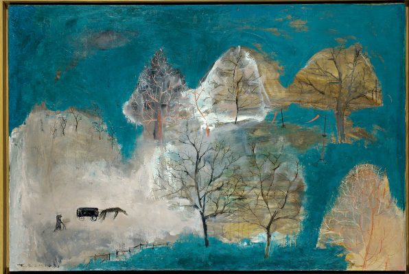 趙無極其中一幅作品:Sans titre Funérailles, 1949。Arthur和父親與趙無極份屬好友,對於趙無極的作品,他讚不絕口,鍾愛非常。
