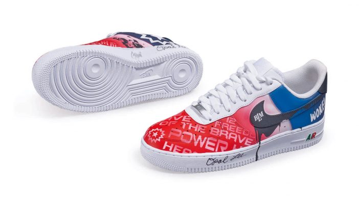 Custom Juneteenth Nike Air Force 1s - A Niko Brim, Ms. Opal Lee and Sierato Collaboration