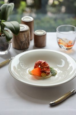 龍蝦柨子野菜沙律