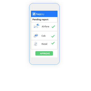 Manager Approves the Expense Report - Happay