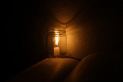 Candle in the dark