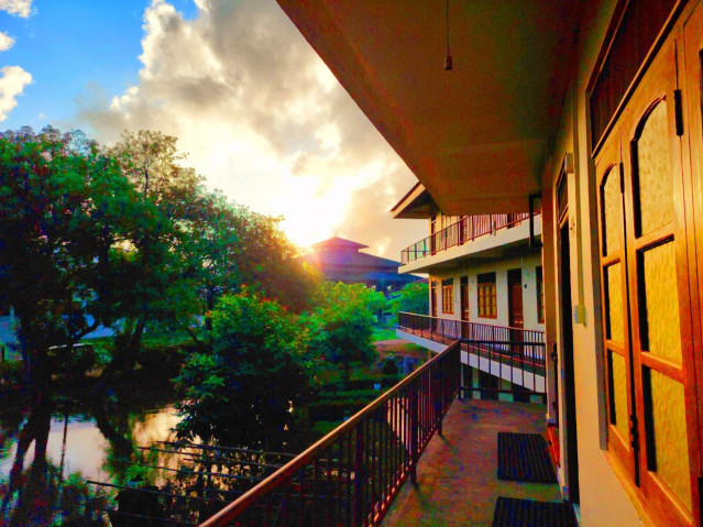 Sun rise view
