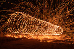 Steel wool photography