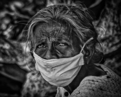 Eyes those reflect the toughness in life