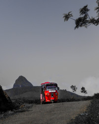 Driving a threewheel in country side is hard, just as life itself has its rises and falls