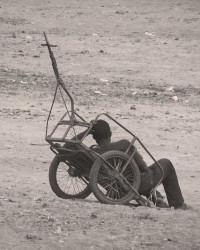 Alone, but working