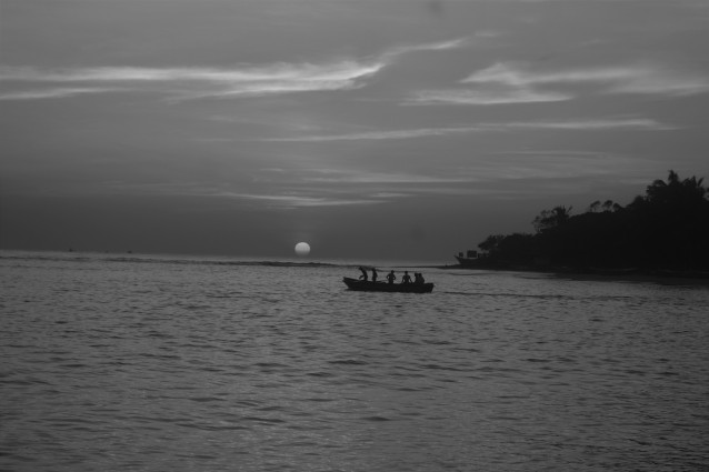 sailing to the sunset