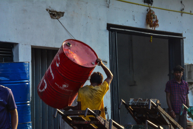 Lifting Barel Man