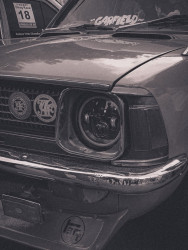 Modded car at carshow