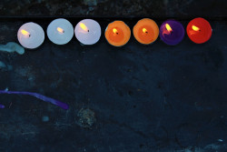 Color candles